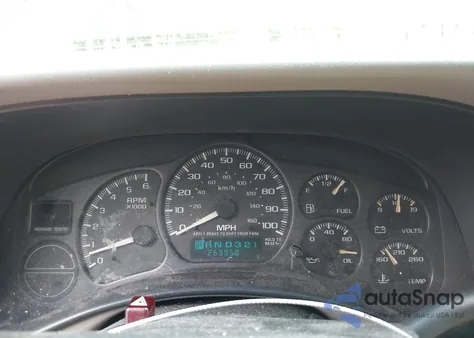 2002 Chevrolet Suburban 1500 Lt из США, поврежденный, VIN 1GNFK16Z62J127727